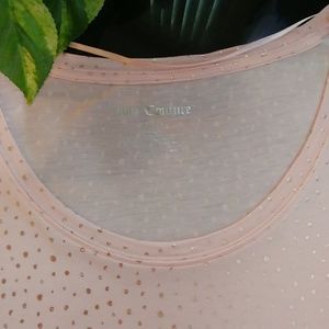 Juicy couture shimmering dot detail t-shirt
